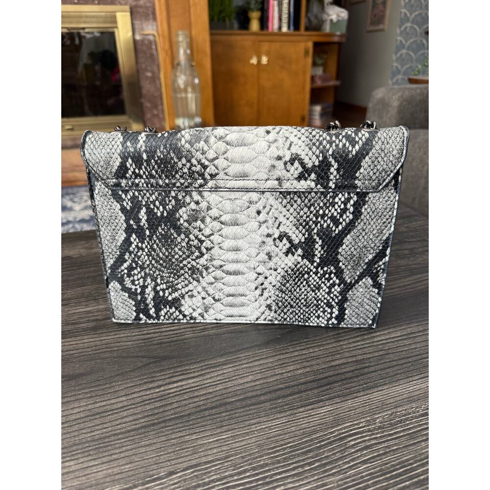 Badgley Mischka Snake Print Vegan Leather Cross Body Bag - Picture 6 of 7